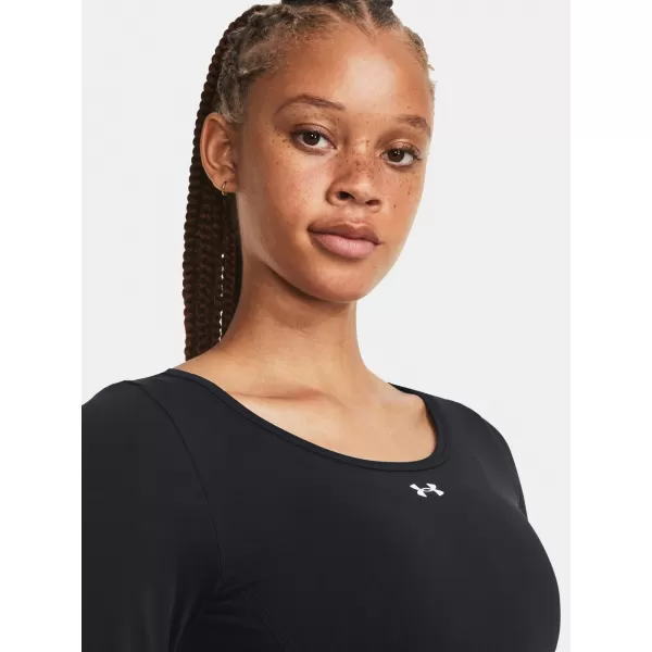  Ženska majica s kratkimi rokavi UNDER ARMOUR TRAIN SEAMLESS LS 1379150-001 ČRNA 