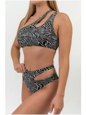 Bikini top SÃO GONÇALO - zebra 764 BELA Nebbia