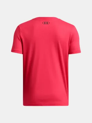 Fantovska majica s kratkimi rokavi UNDER ARMOUR B GLITCH LOCKERTAG SS 1386833-989 RDEČA