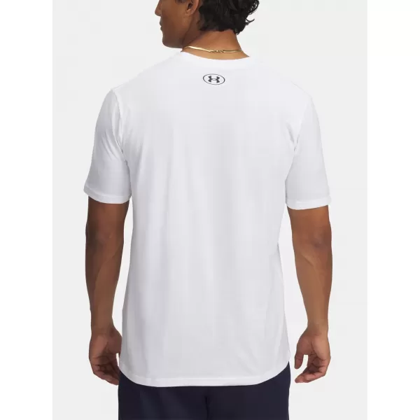  Moška majica s kratkimi rokavi UNDER ARMOUR M STACKED LOGO SS 6000211-100 BELA 