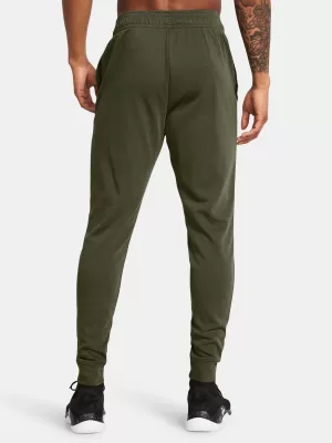 Moške trenirke UNDER ARMOUR RIVAL TERRY JOGGER 1380843-390 ZELENA
