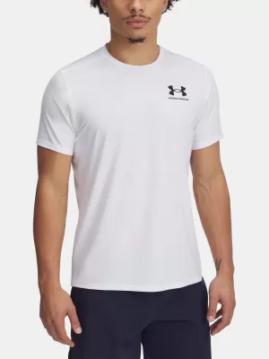 Moška majica s kratkimi rokavi UNDER ARMOUR HEATGEAR FITTED SS 6000939-100 BELA