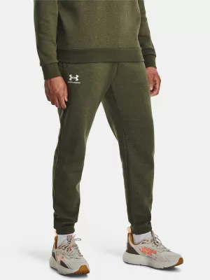 Moške trenirke UNDER ARMOUR ESSENTIAL FLEECE JOGGER 1373882-391 ZELENA