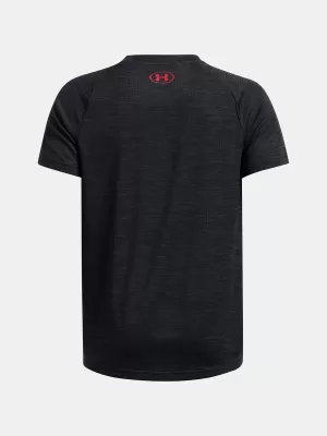 Fantovska majica s kratkimi rokavi UNDER ARMOUR TECH TEXTURED SS 1382790-003 ČRNA