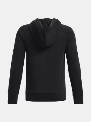 Fantovski pulover UNDER ARMOUR RIVAL FLEECE FZ HOODIE 1379794-001 ČRNA