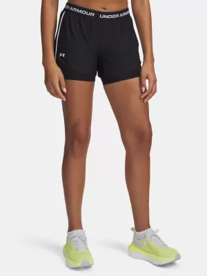 Ženske kratke hlače UNDER ARMOUR TECH PLAY UP 2IN1 SHORTS 1389895-001 ČRNA