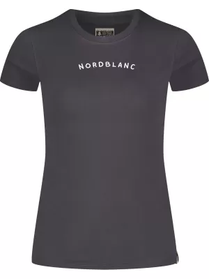 Ženska majica s kratkimi rokavi NORDBLANC INTERSECT NBSLT8179 ČRNA