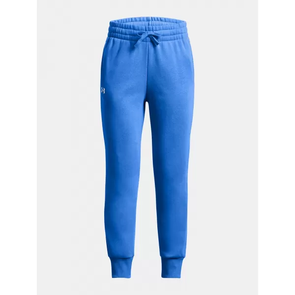  Dekliške trenirke UNDER ARMOUR RIVAL FLEECE JOGGERS 1379525-464 MODRA 