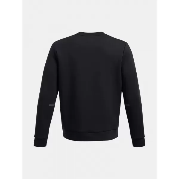  Moški pulover UNDER ARMOUR UNSTOPPABLE FLC CREW EU 1389351-001 ČRNA 