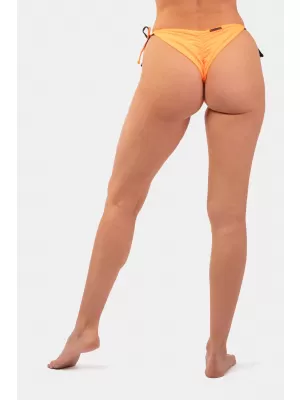 Oranžne neonske bikini kopalke - spodnji del na zavezovanje 453 ORANŽNE Nebbia