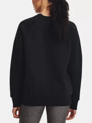 Ženski pulover UNDER ARMOUR RIVAL FLEECE CREW 1379508-001 ČRNA