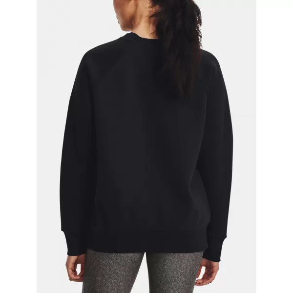  Ženski pulover UNDER ARMOUR RIVAL FLEECE CREW 1379508-001 ČRNA 