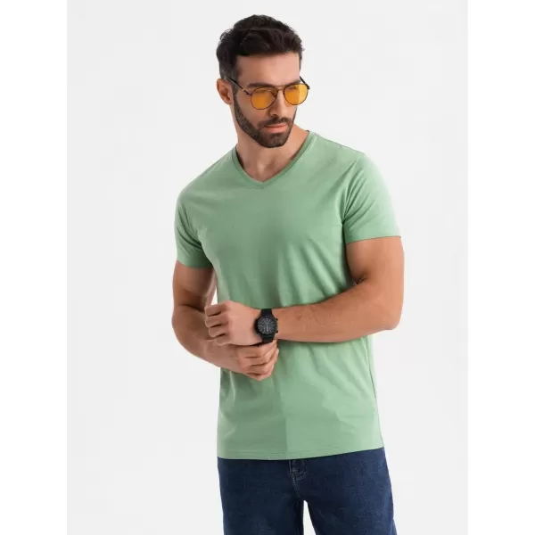  Srajca OMBRE OM-TSBS-0237 ZELENO 
