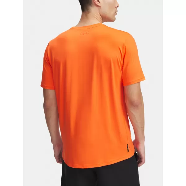 Moška majica s kratkimi rokavi UNDER ARMOUR VANISH ENERGY SS 1383973-847 ORANŽNA 
