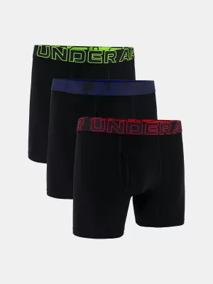 Moške boksarice UNDER ARMOUR M PERF COTTON 6IN (3KS) 1383889-004 ČRNA