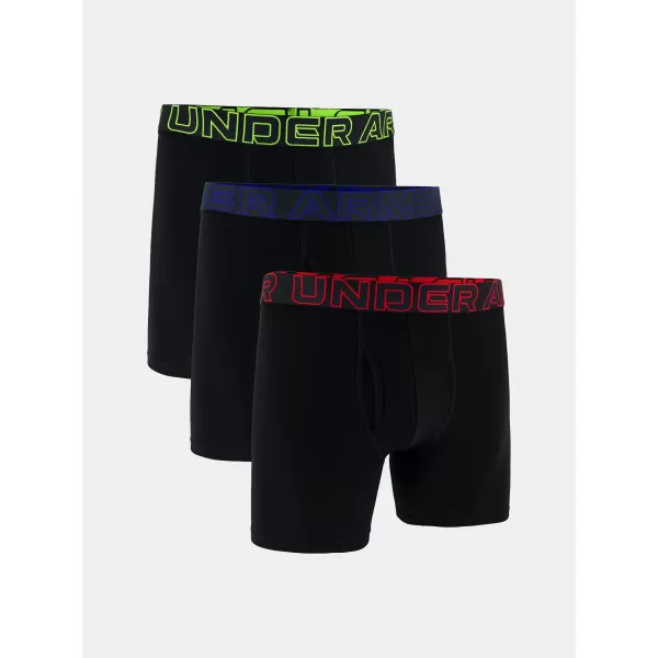  Moške boksarice UNDER ARMOUR M PERF COTTON 6IN (3KS) 1383889-004 ČRNA 