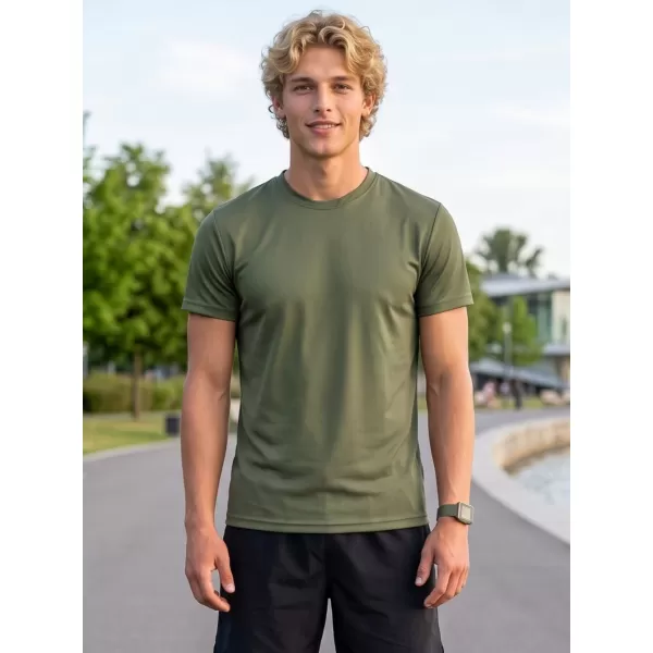 Moška funkcionalna majica ALTISPORT NoPrint NP/ALM421 KHAKI 