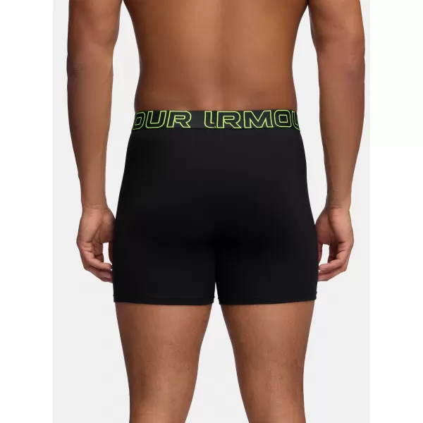  Moške boksarice UNDER ARMOUR M PERF COTTON 6IN (3KS) 1383889-004 ČRNA 