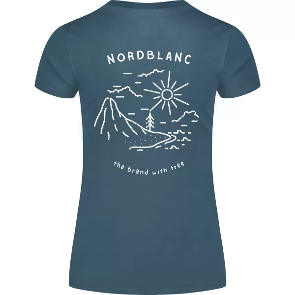  Ženska majica s kratkimi rokavi NORDBLANC INTERSECT NBSLT8179 MODRA 