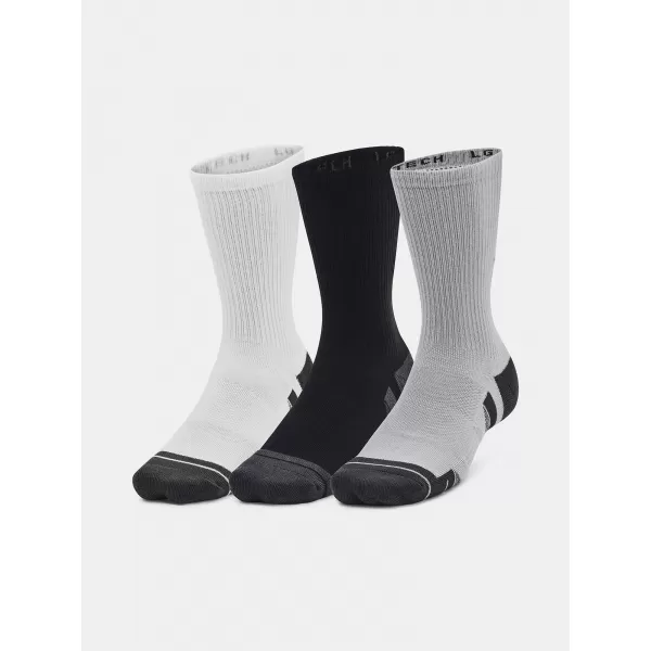 Nogavice UNDER ARMOUR PERFORMANCE TECH CREW (3 PÁRY) 1379512-011 SIVA 