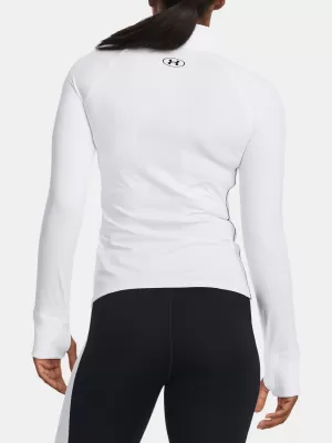 Ženska majica s kratkimi rokavi UNDER ARMOUR TRAIN CW 1/2 ZIP 1379886-100 BELA