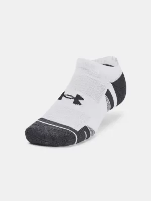 Nogavice UNDER ARMOUR PERFORMANCE TECH NS (3 PÁRY) 1379503-100 BELA
