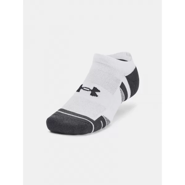  Nogavice UNDER ARMOUR PERFORMANCE TECH NS (3 PÁRY) 1379503-100 BELA 