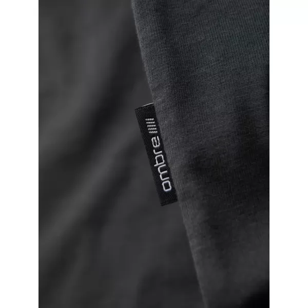 Srajca OMBRE OM-TSBS-0236 GRAFIT 