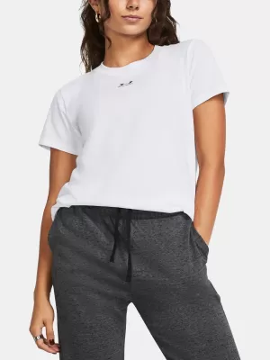 Ženska majica s kratkimi rokavi UNDER ARMOUR CAMPUS CORE SS 1383648-100 BELA