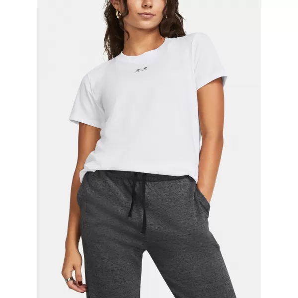  Ženska majica s kratkimi rokavi UNDER ARMOUR CAMPUS CORE SS 1383648-100 BELA 