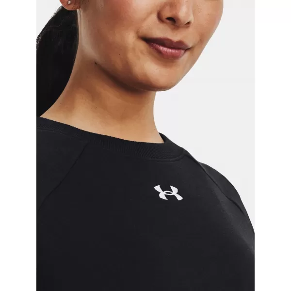  Ženski pulover UNDER ARMOUR RIVAL FLEECE CREW 1379508-001 ČRNA 