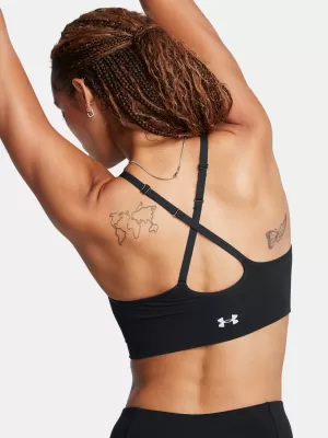 Ženski nedrček UNDER ARMOUR VANISH SEAMLESS LOW BRA 1384417-001 ČRNA