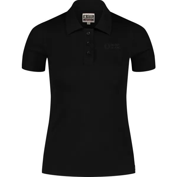  Ženska polo majica NORDBLANC EVERMORE NBSLT8174 ČRNA 
