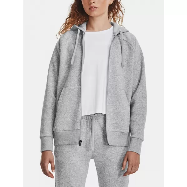  Ženski pulover UNDER ARMOUR RIVAL FLEECE FZ HOODIE 1379497-012 SIVA 