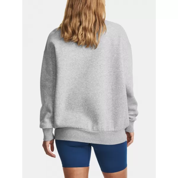 Ženski pulover UNDER ARMOUR ESSENTIAL FLC OS CREW 1379475-012 SIVA 