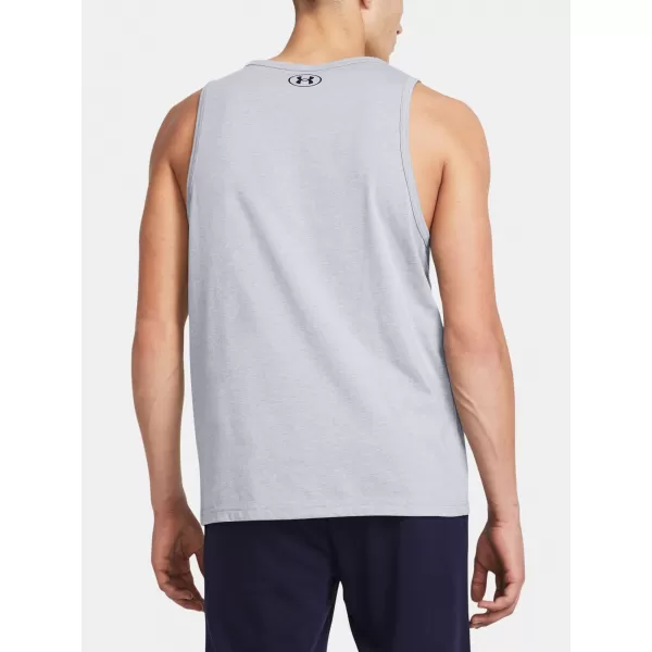  Moški brezrokavnik UNDER ARMOUR SPORTSTYLE LOGO TANK 1382883-035 SIVA 