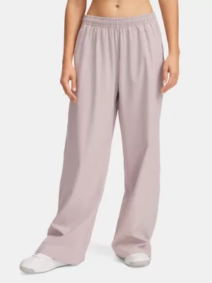 Ženske športne hlače UNDER ARMOUR RIVAL WIDE LEG PANT 1386453-009 SIVA