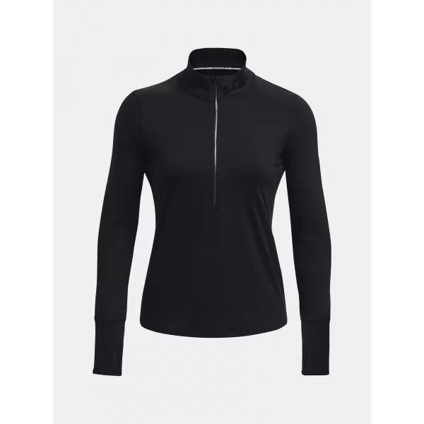  Ženska majica s kratkimi rokavi UNDER ARMOUR QUALIFIER RUN 1/2 ZIP 1379349-001 ČRNA 