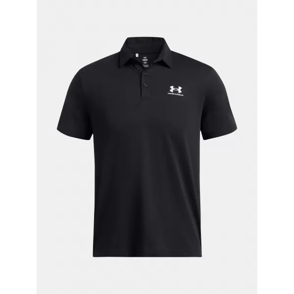  Moška majica s kratkimi rokavi UNDER ARMOUR ICON POLO 1386608-001 ČRNA 
