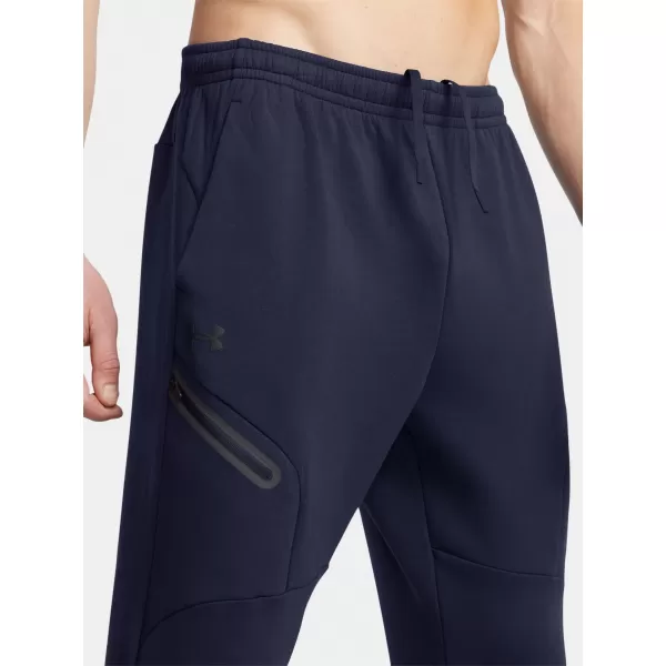  Moške trenirke UNDER ARMOUR UNSTOPPABLE FLC JGR EU 1389353-410 MODRA 