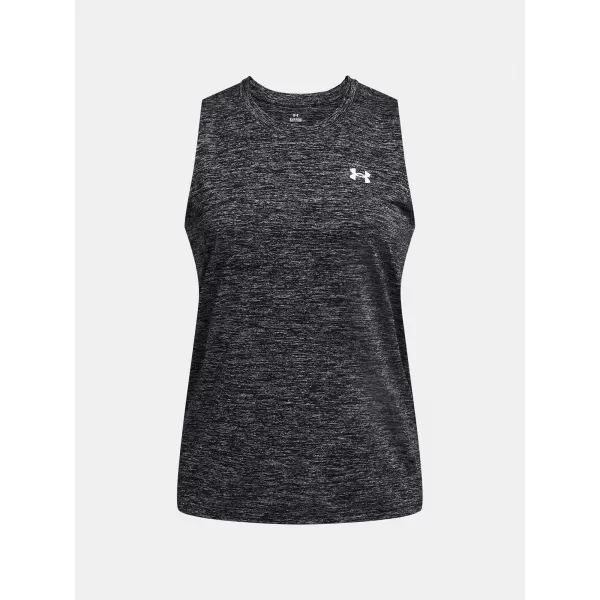  Ženski brezrokavnik UNDER ARMOUR TECH TANK TWIST 1383656-001 ČRNA 