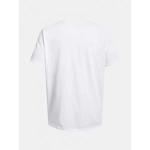  Moška majica s kratkimi rokavi UNDER ARMOUR HW ARMOUR LABEL SS 1382831-100 BELA 