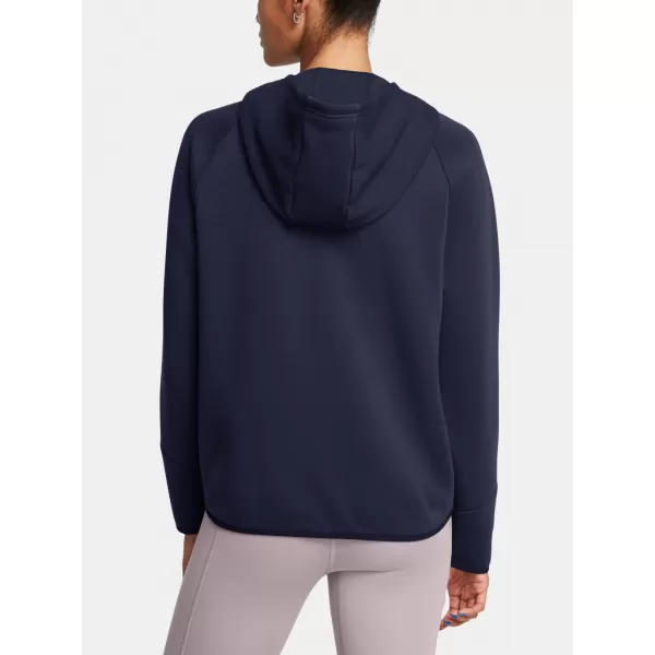  Ženski pulover UNDER ARMOUR UNSTOPPABLE FLEECE FZ 1379842-410 MODRA 