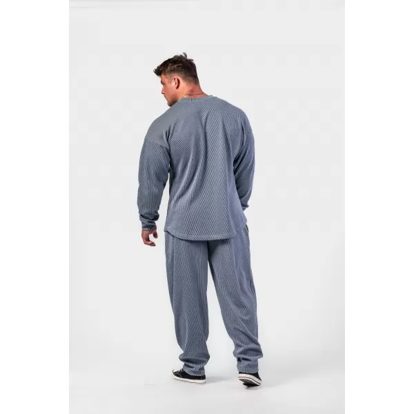  Oversized jopica brez kapuce SIGNATURE 797 BLUE Nebbia 