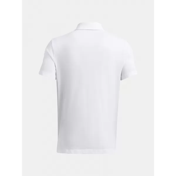  Moška majica s kratkimi rokavi UNDER ARMOUR ICON POLO 1386608-100 BELA 