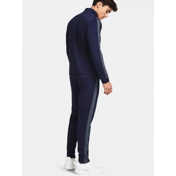  Moški komplet UNDER ARMOUR KNIT TRACK SUIT 1357139-410 MODRA 