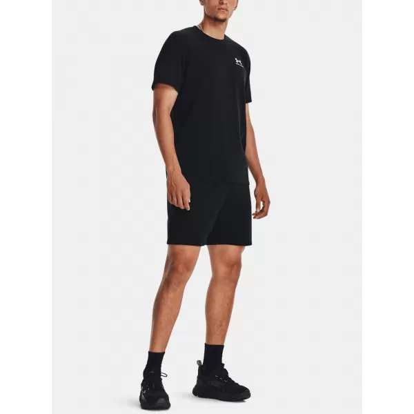  Moške kratke hlače UNDER ARMOUR ESSENTIAL FLEECE SHORTS 1380377-001 ČRNA 