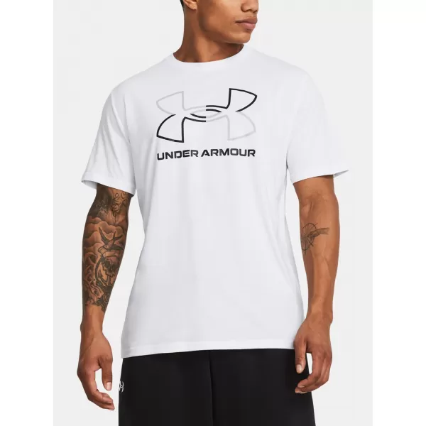  Moška majica s kratkimi rokavi UNDER ARMOUR GL FOUNDATION UPDATE SS 1382915-100 BELA 