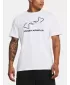 Moška majica s kratkimi rokavi UNDER ARMOUR GL FOUNDATION UPDATE SS 1382915-100 BELA