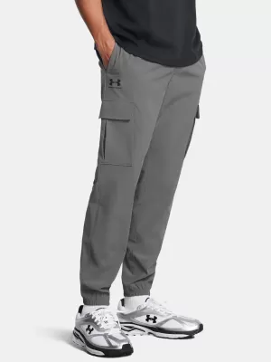 Moške športne hlače UNDER ARMOUR VIBE WOVEN CARGO PANTS 1386558-025 SIVA